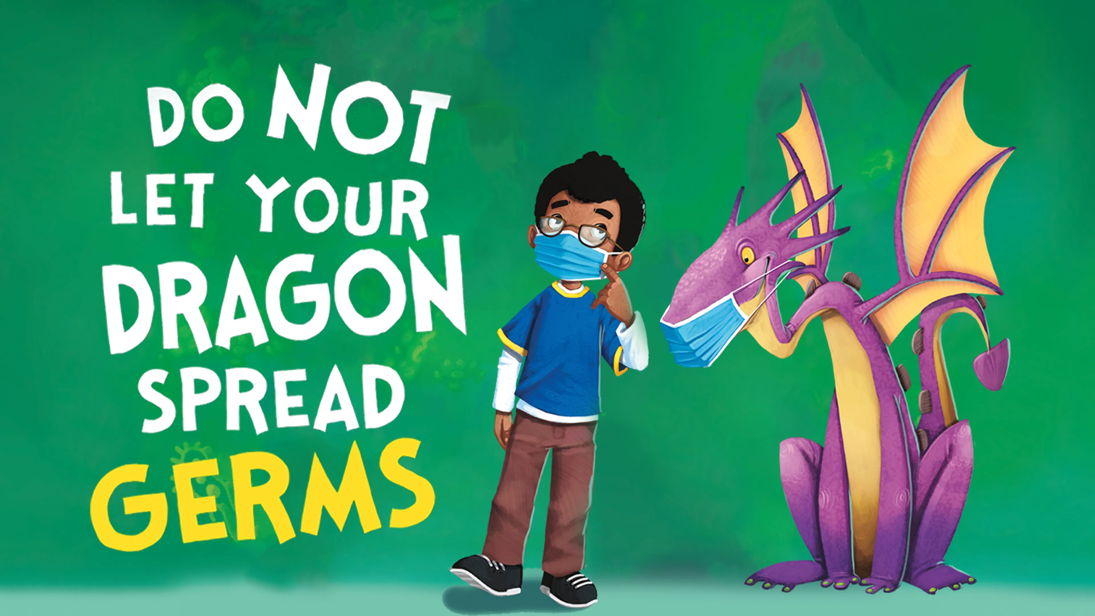 Do Not Let Your Dragon Spread Germs poster